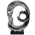 metal morden stainless steel sculpture for outdoor indoor decoration